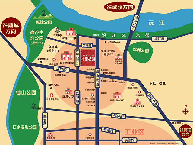 区位图 
